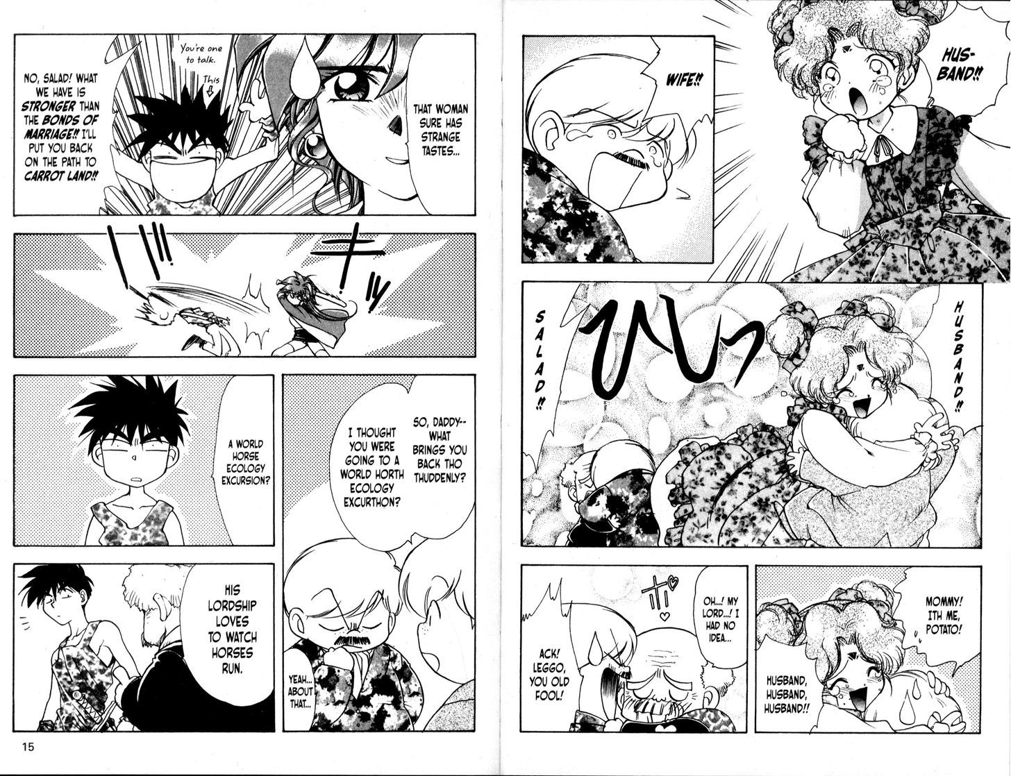 Bakuretsu Hunters Chapter 44 page 13 - Chapter 44 : Papa's Home?!