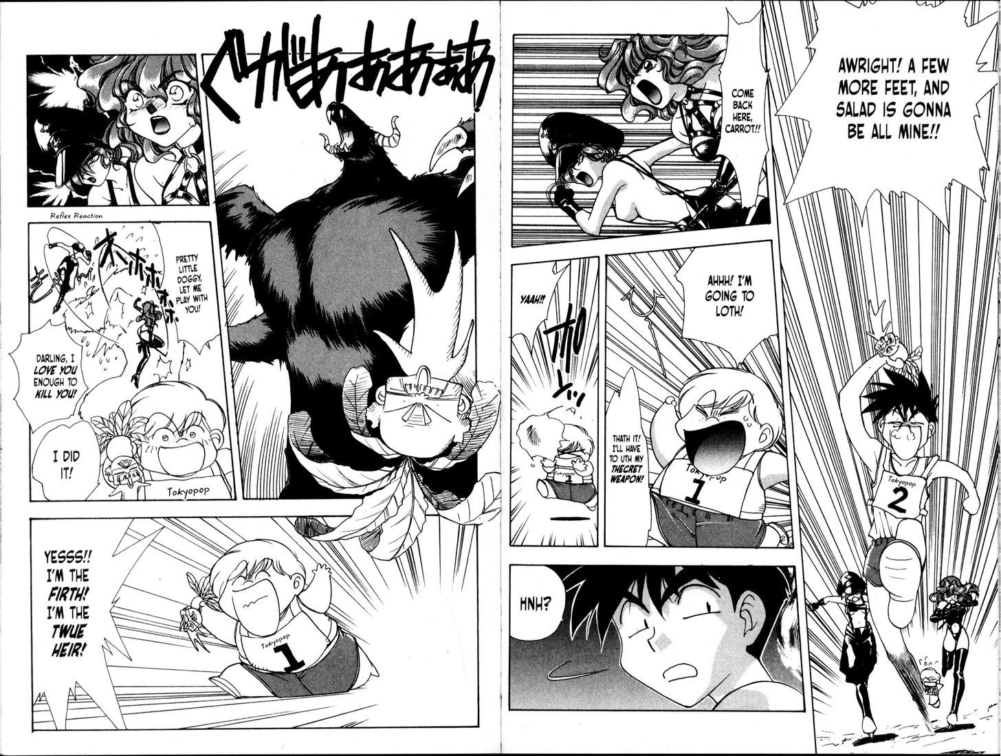 Bakuretsu Hunters Chapter 44 page 23 - Chapter 44 : Papa's Home?!