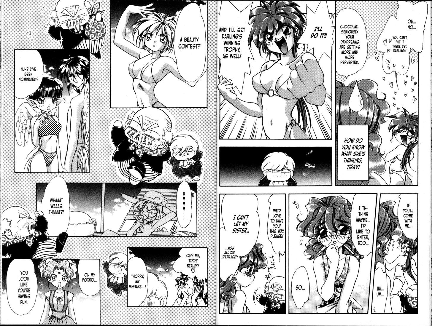Bakuretsu Hunters Chapter 48 page 8 - Chapter 48 : Shine! The 1024th Absolute Babe Contest