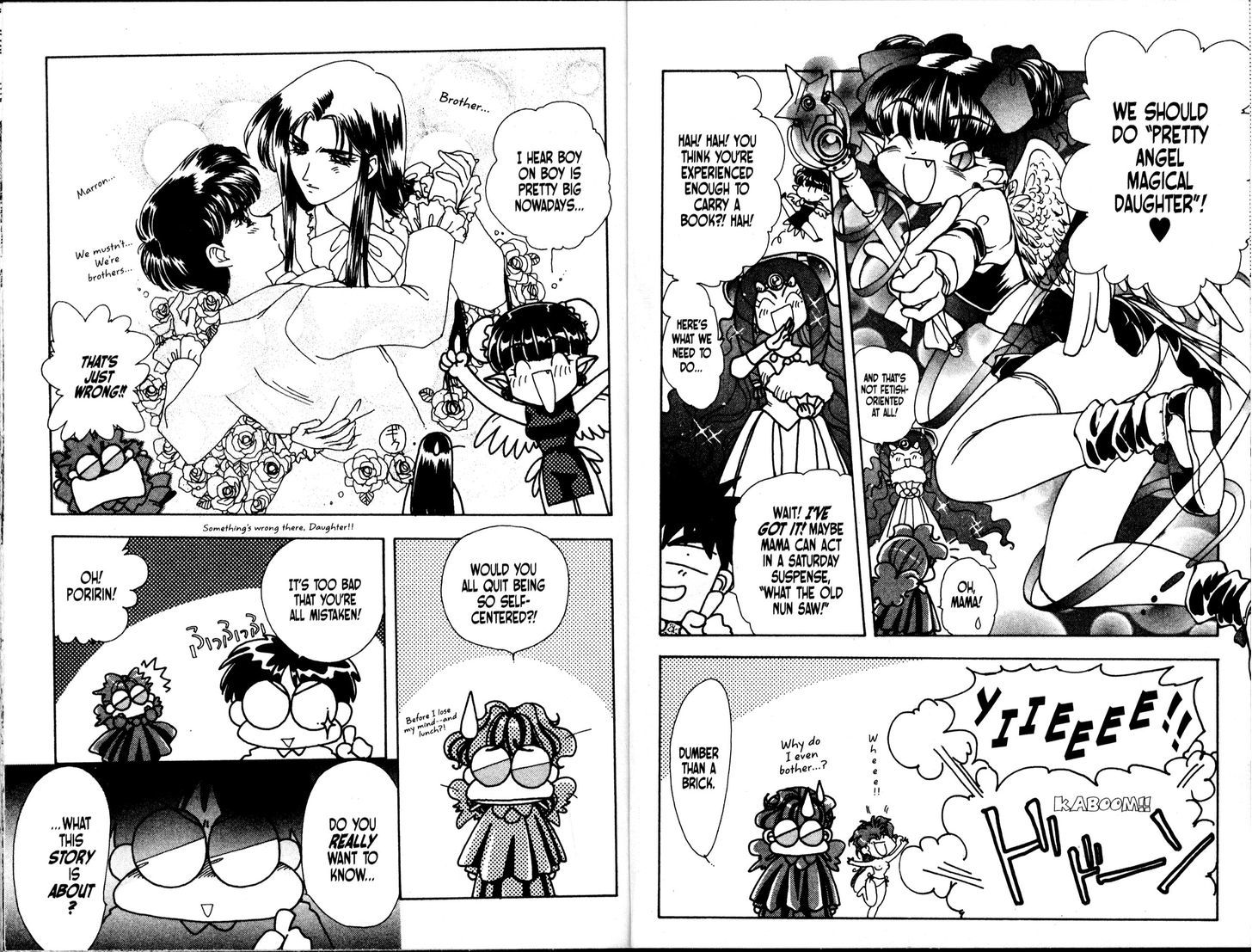 Bakuretsu Hunters Chapter 50 page 12 - Chapter 50 : Sorcerer Hunters Retro (Part 1)