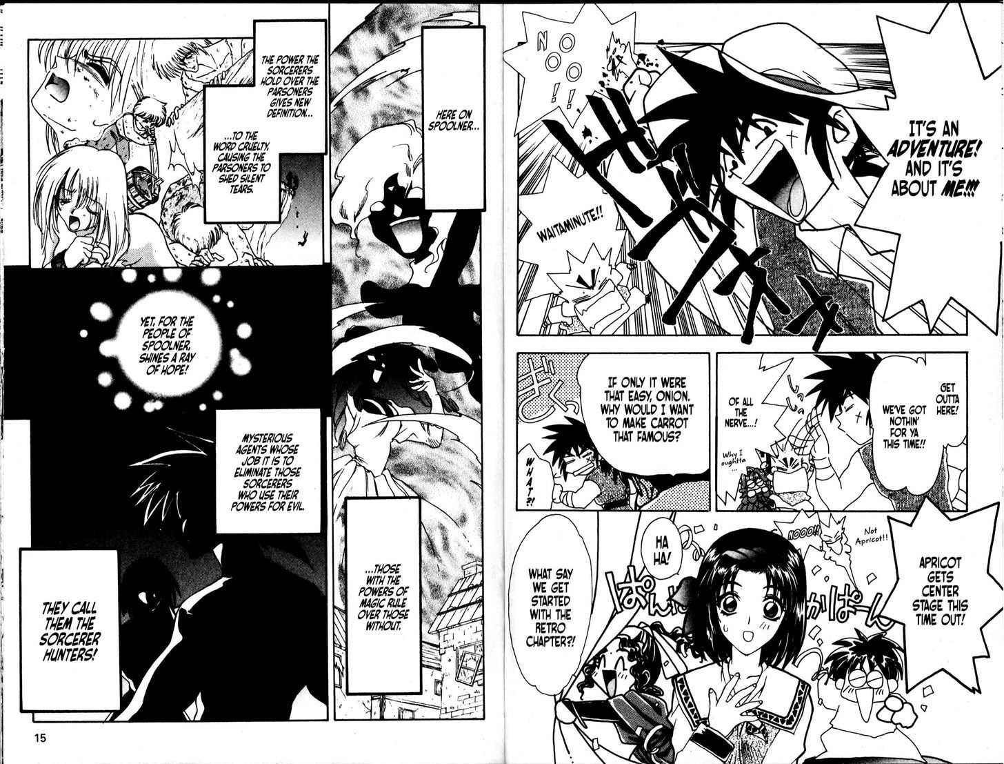 Bakuretsu Hunters Chapter 50 page 13 - Chapter 50 : Sorcerer Hunters Retro (Part 1)