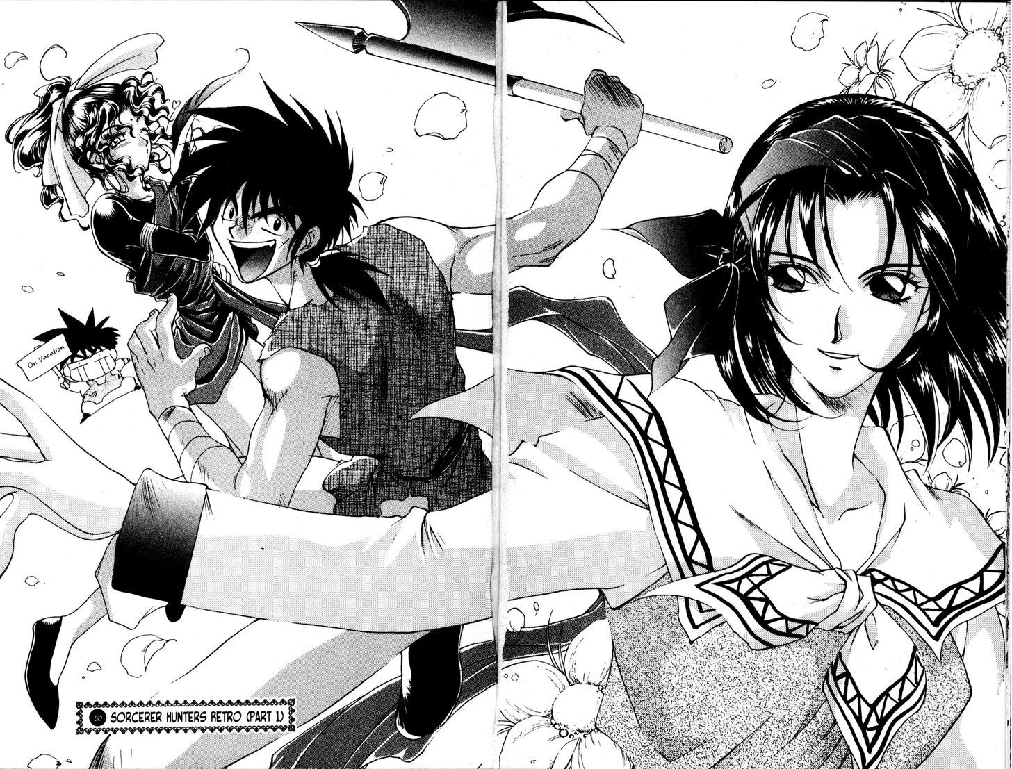 Bakuretsu Hunters Chapter 50 page 14 - Chapter 50 : Sorcerer Hunters Retro (Part 1)