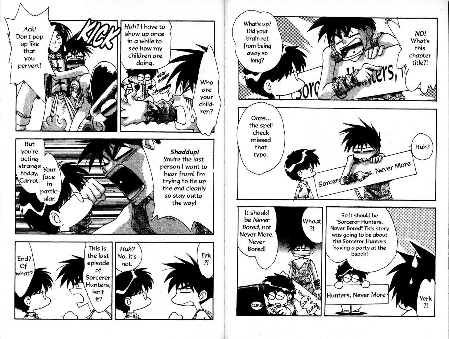 Bakuretsu Hunters Chapter 56 page 10 - Chapter 56 : Sorcerer Hunters Never More