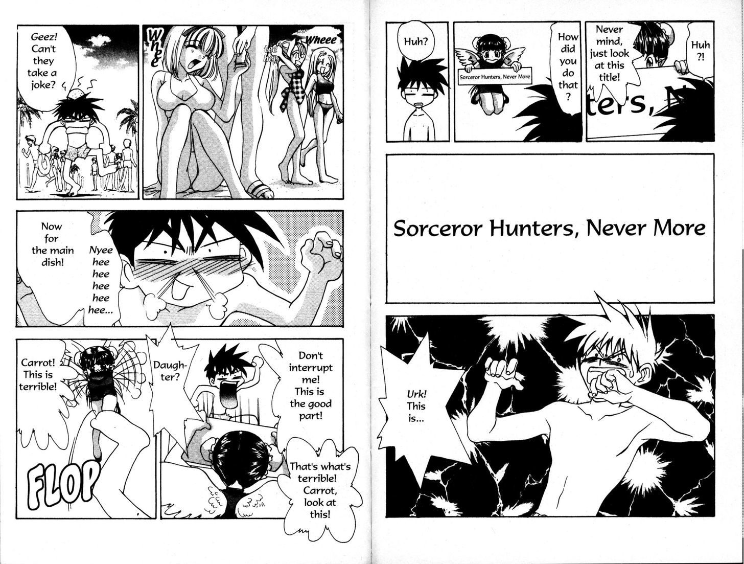 Bakuretsu Hunters Chapter 56 page 2 - Chapter 56 : Sorcerer Hunters Never More