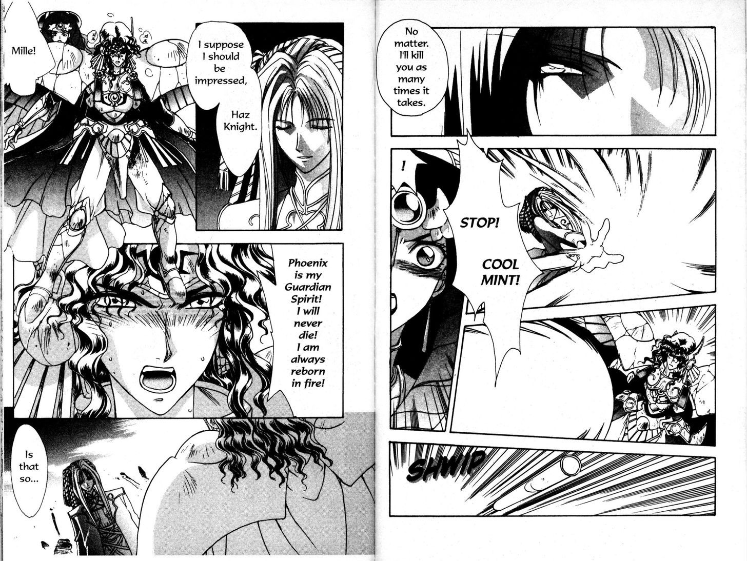 Bakuretsu Hunters Chapter 59 page 3 - Chapter 59 : The Four Lords of Darkness