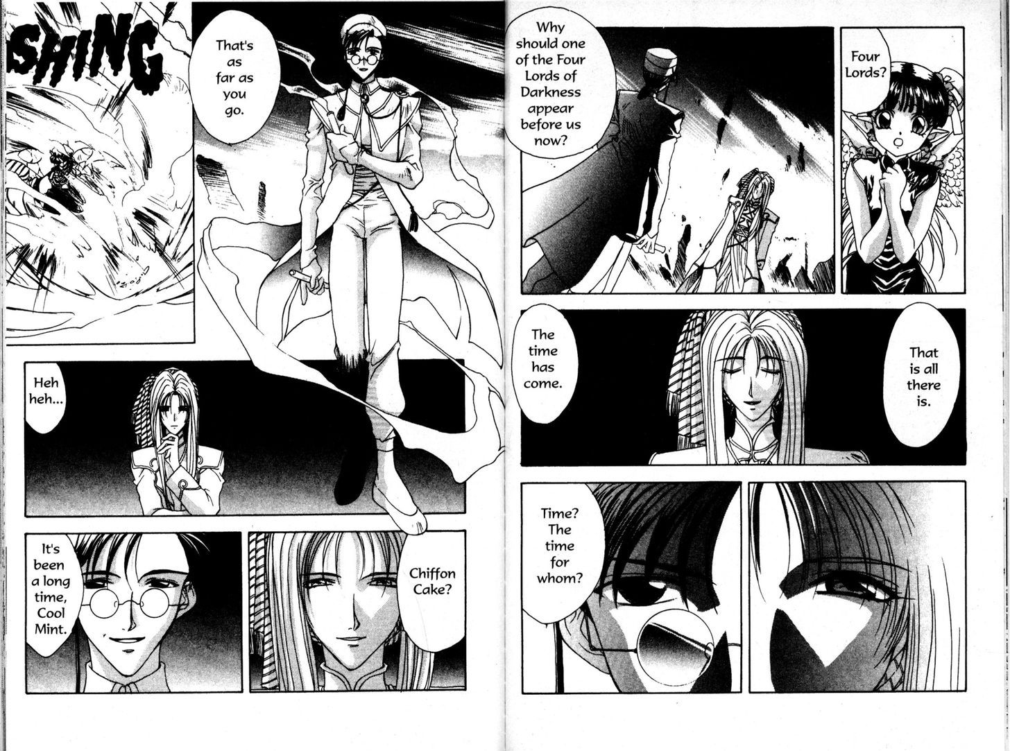 Bakuretsu Hunters Chapter 59 page 4 - Chapter 59 : The Four Lords of Darkness