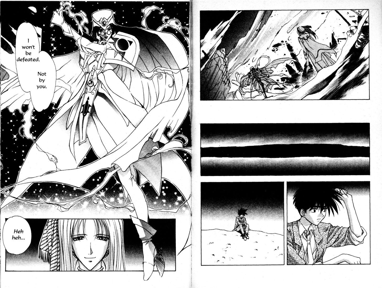 Bakuretsu Hunters Chapter 59 page 6 - Chapter 59 : The Four Lords of Darkness