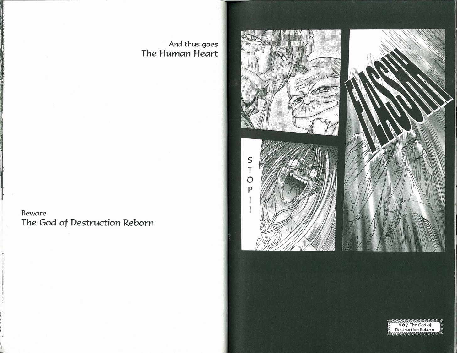 Bakuretsu Hunters Chapter 67 page 1 - Chapter 67 : The God of Destruction Reborn