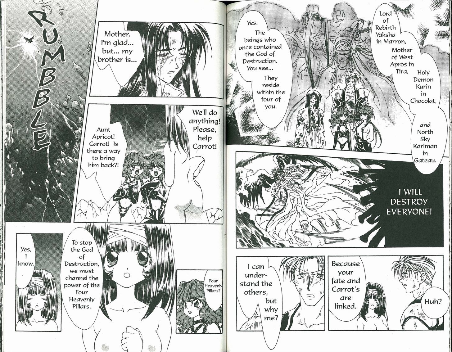 Bakuretsu Hunters Chapter 69 page 3 - Chapter 69 : The Awakening of the Four Heavenly Pillars