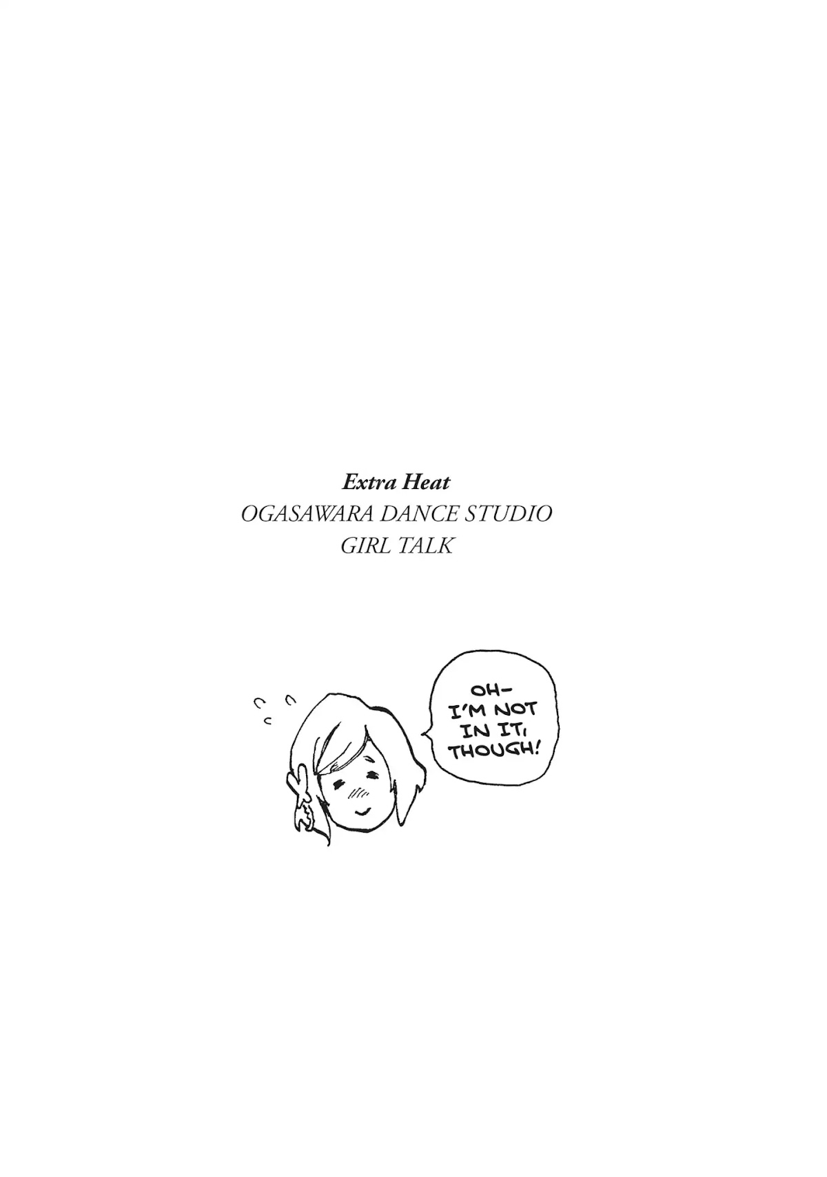 Ballroom e Youkoso Chapter 11.5 page 1 - Vol.3 Extra Heat: Ogasawara Dance Studio Girl Talk