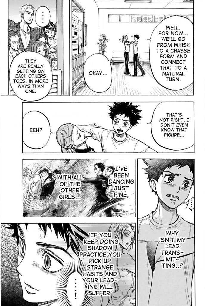 Ballroom e Youkoso Chapter 22 page 15 - Chapter 22: Swap the Lead