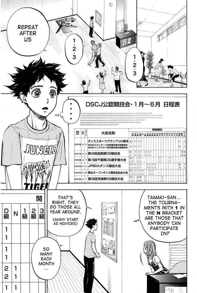 Ballroom e Youkoso Chapter 22 page 3 - Chapter 22: Swap the Lead