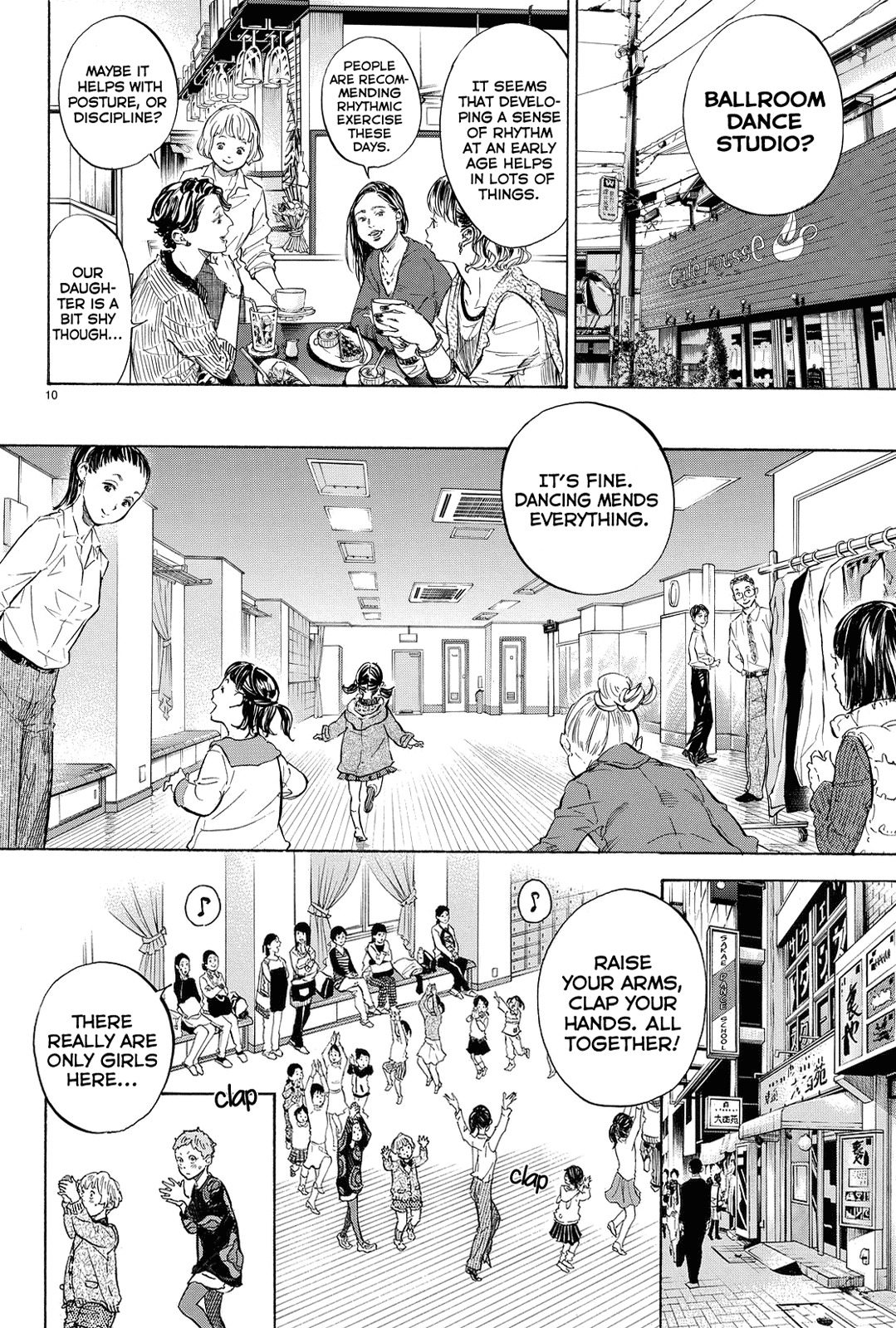 Ballroom e Youkoso Chapter 38 page 11 - Chapter 38: Chinatsu & Akira