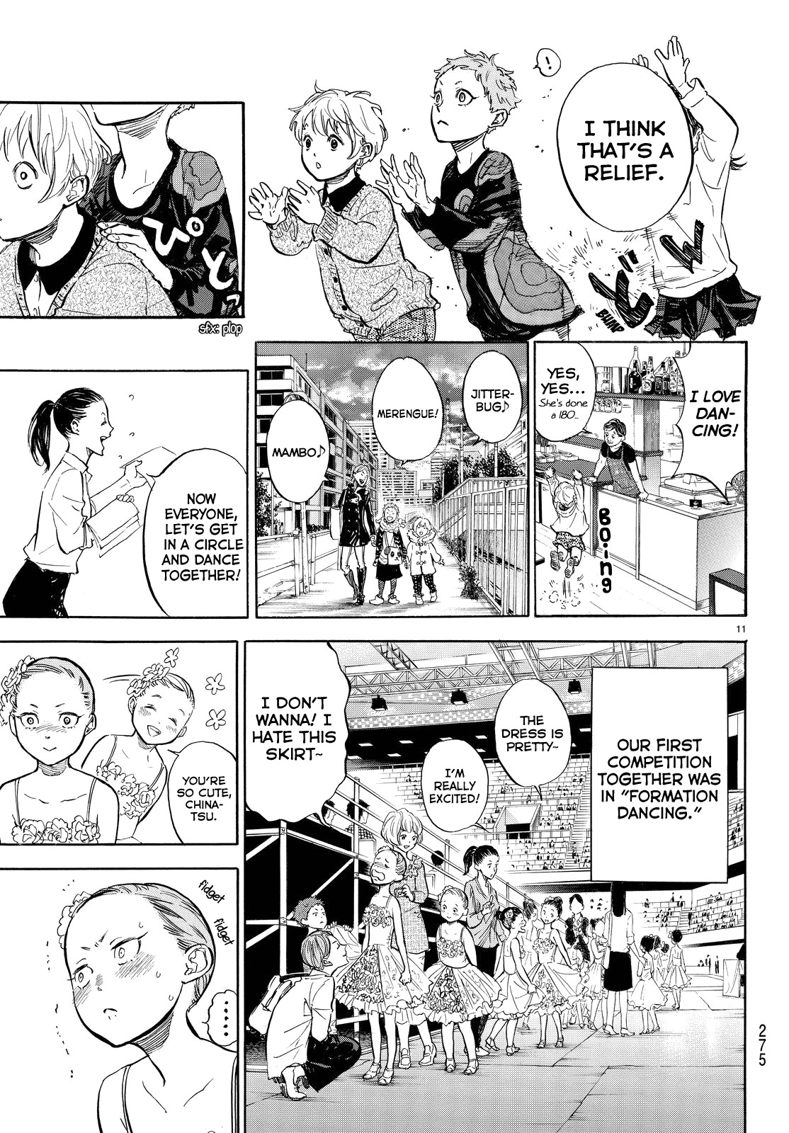 Ballroom e Youkoso Chapter 38 page 12 - Chapter 38: Chinatsu & Akira