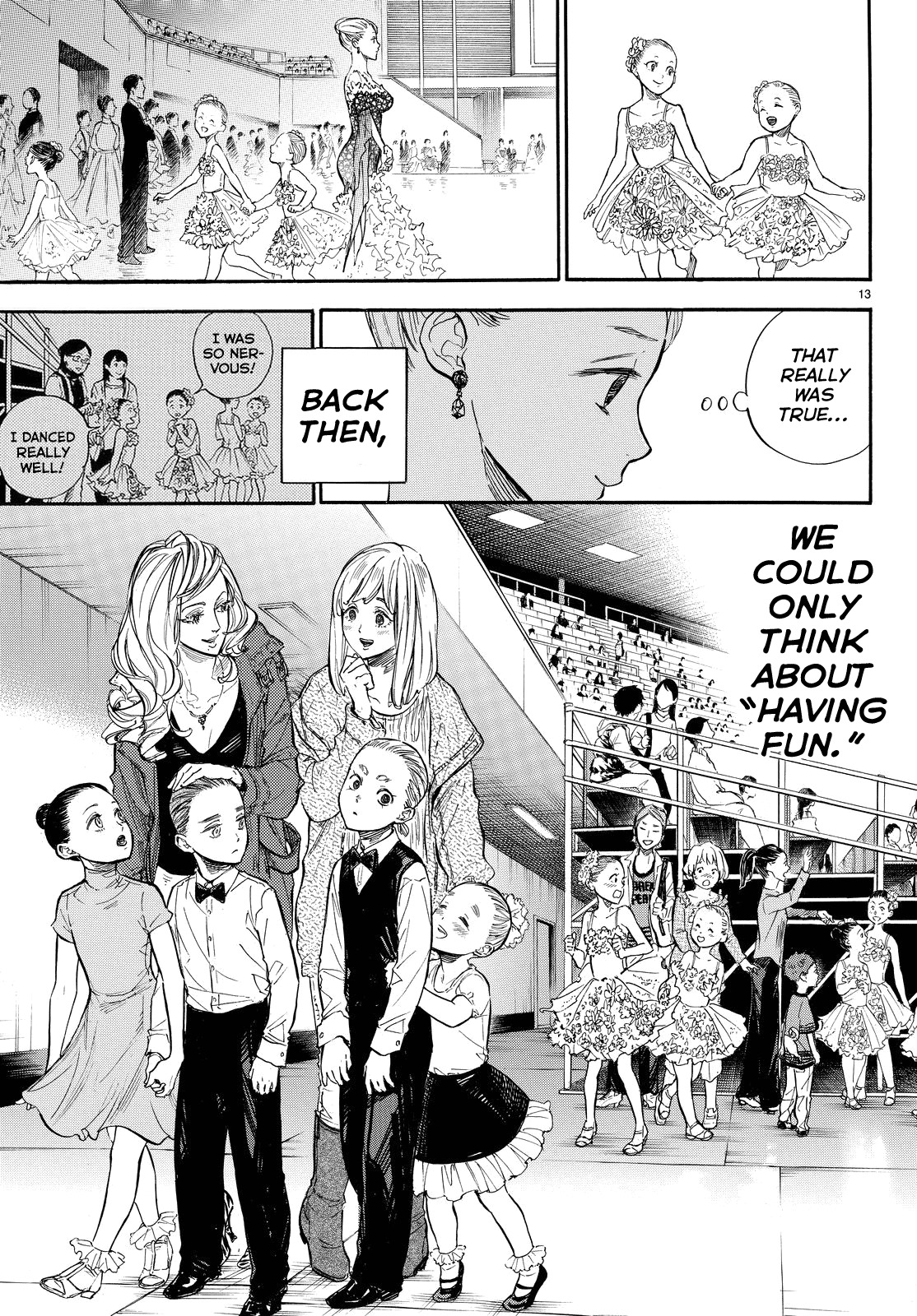 Ballroom e Youkoso Chapter 38 page 14 - Chapter 38: Chinatsu & Akira