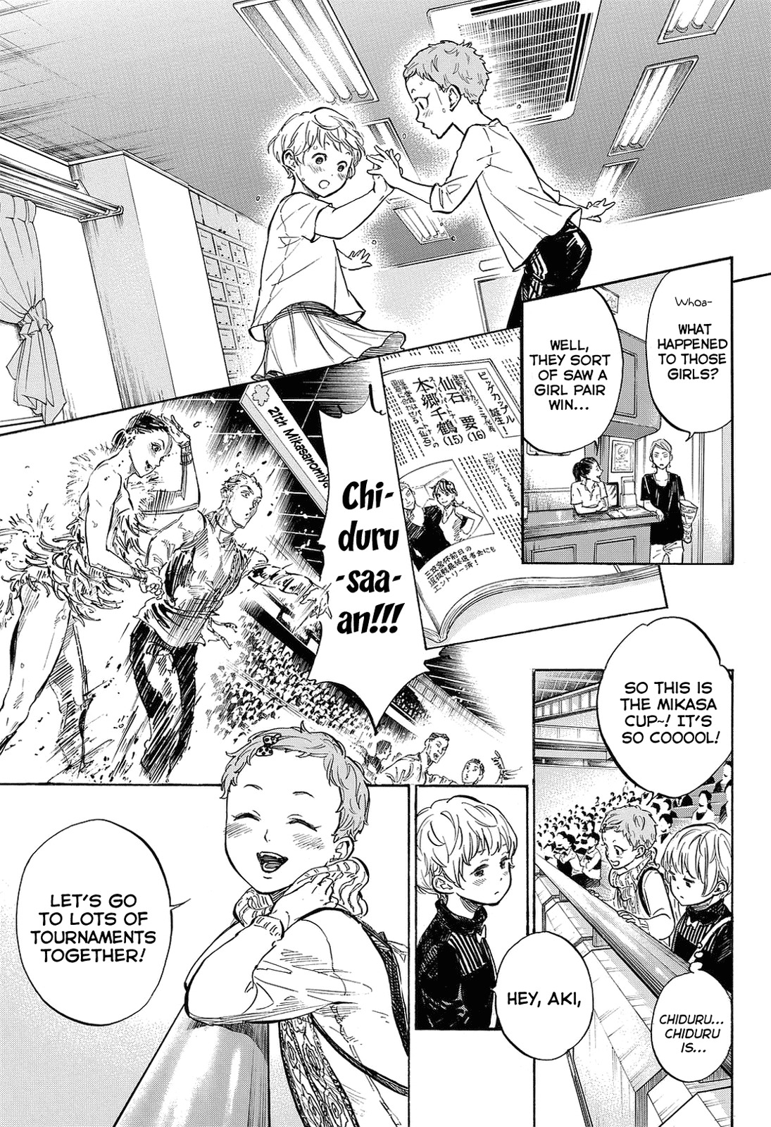 Ballroom e Youkoso Chapter 38 page 16 - Chapter 38: Chinatsu & Akira