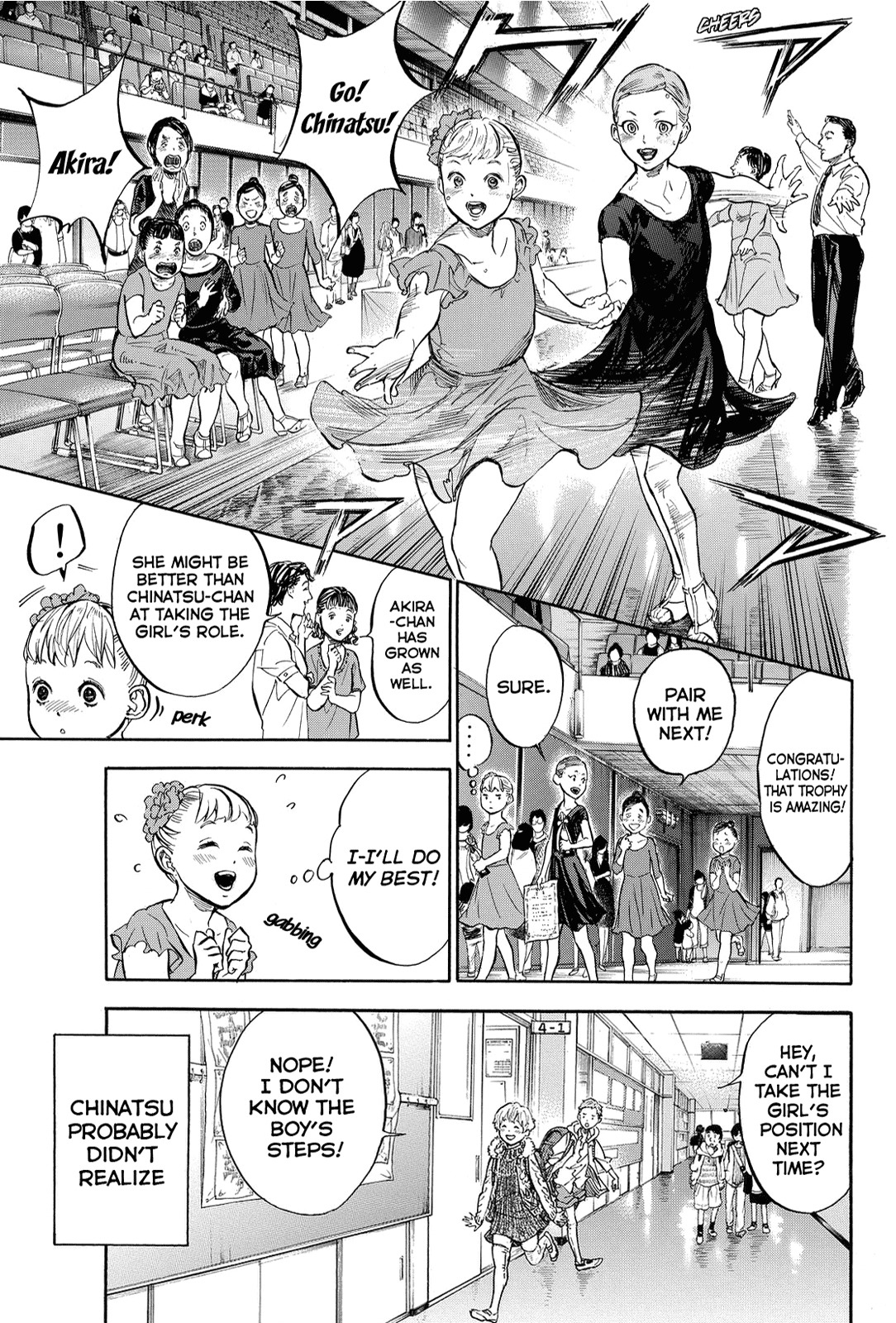 Ballroom e Youkoso Chapter 38 page 18 - Chapter 38: Chinatsu & Akira