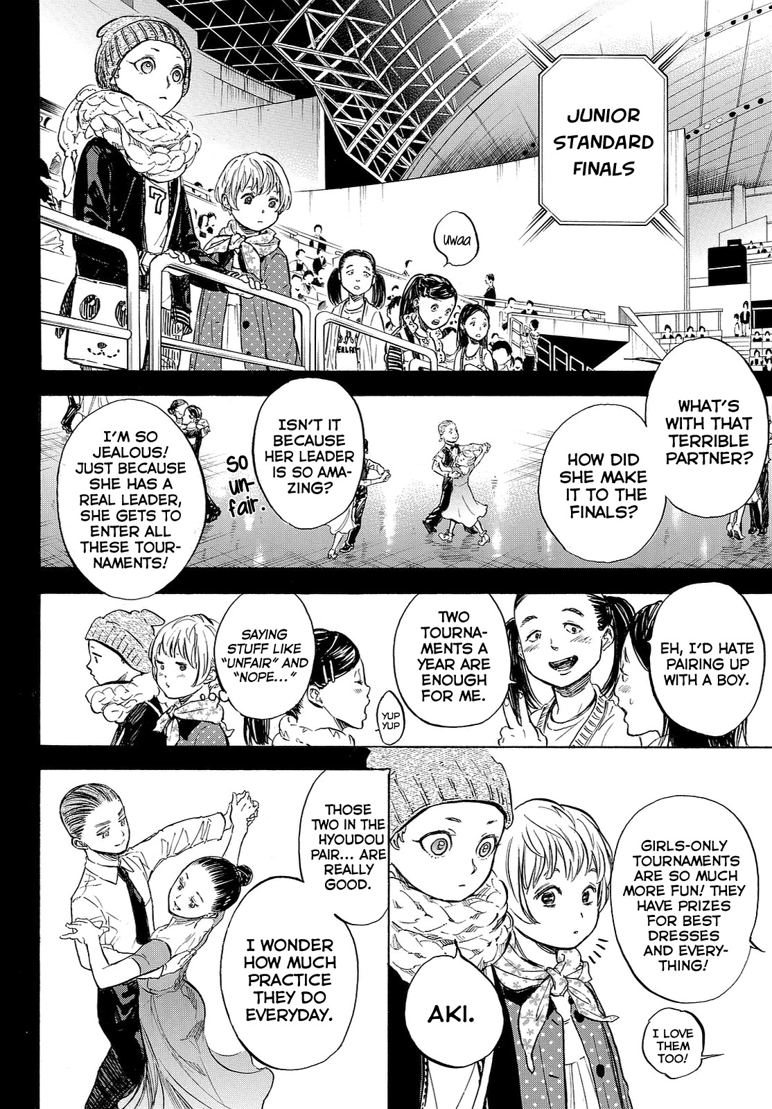 Ballroom e Youkoso Chapter 38 page 21 - Chapter 38: Chinatsu & Akira