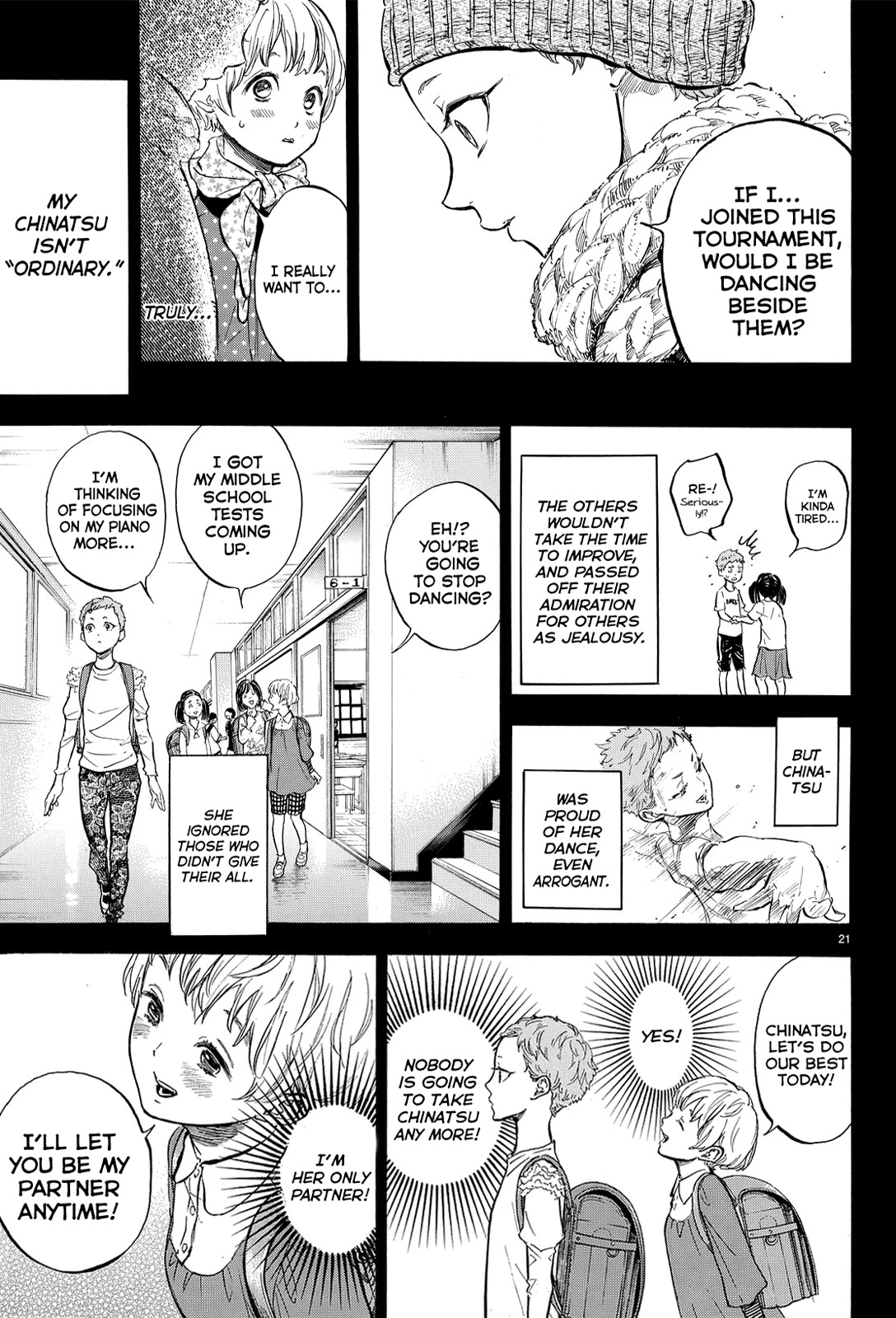 Ballroom e Youkoso Chapter 38 page 22 - Chapter 38: Chinatsu & Akira