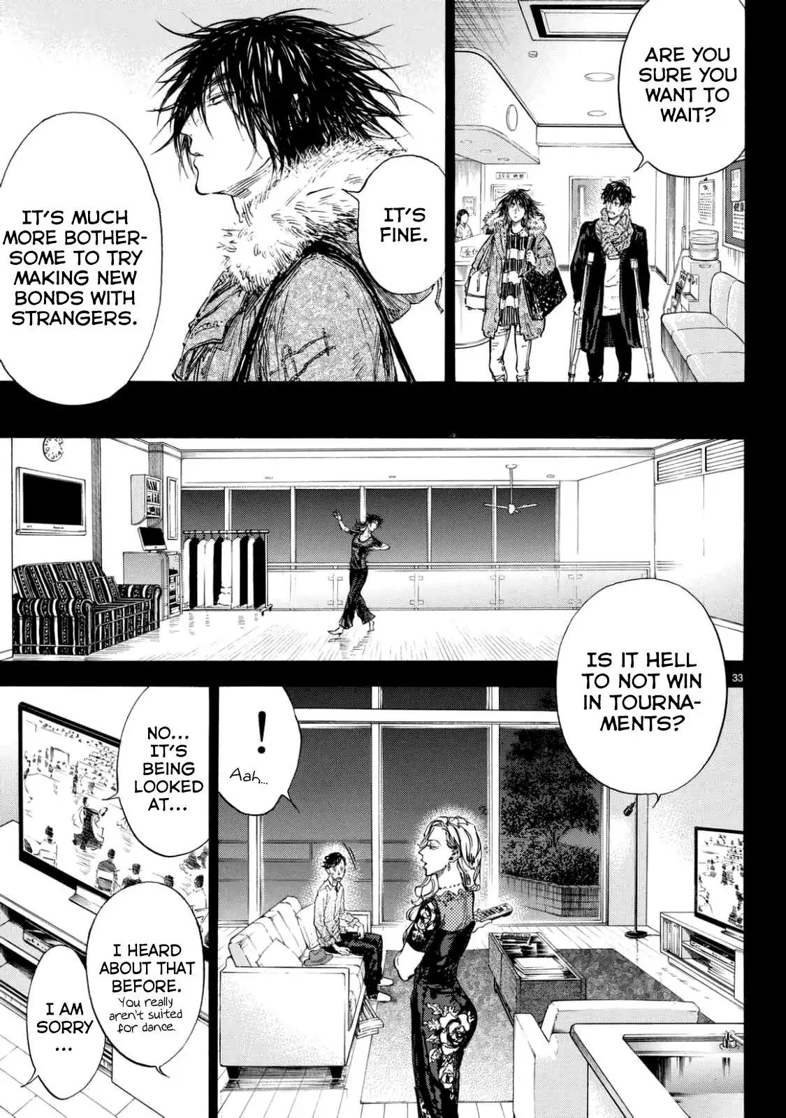 Ballroom e Youkoso Chapter 44 page 33 - Chapter 44: Heat 44 - Contained (Part 2)