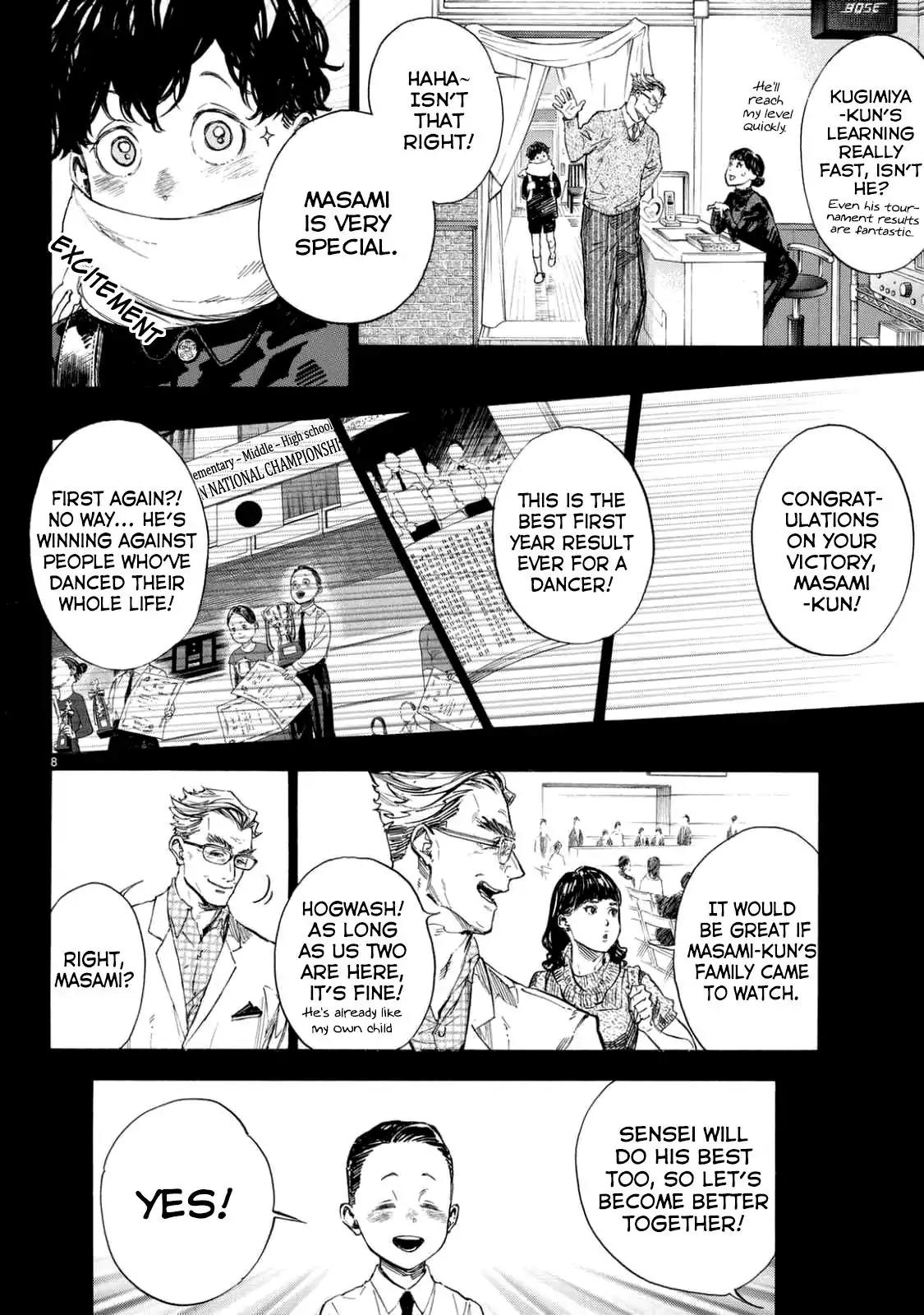 Ballroom e Youkoso Chapter 44 page 8 - Chapter 44: Heat 44 - Contained (Part 2)