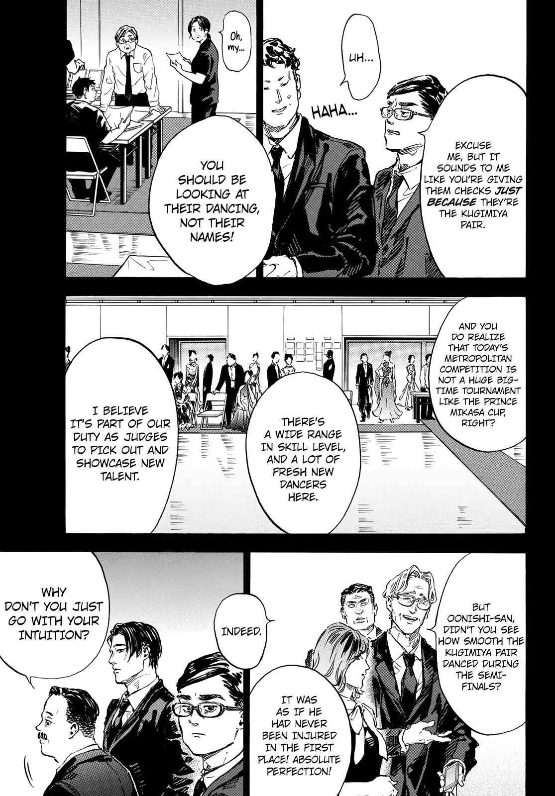 Ballroom e Youkoso Chapter 50 page 4 - Chapter 50: Tokyo Metropolitan DanceSports Class A Competition, Final Round (2)