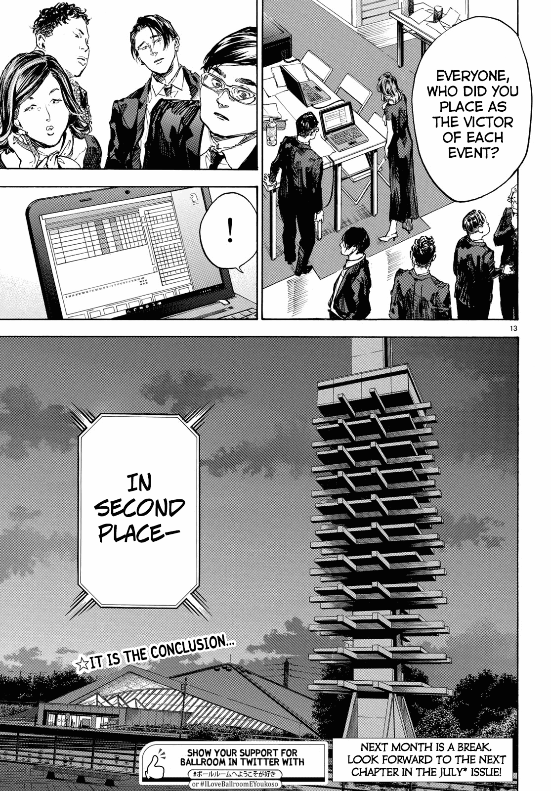 Ballroom e Youkoso Chapter 52 page 13 - Chapter 52: Results 1