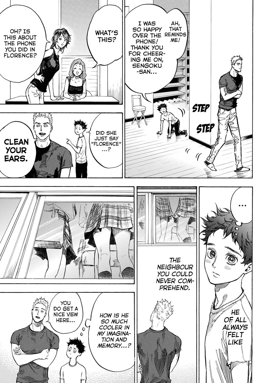Ballroom e Youkoso Chapter 55 page 14 - Chapter 55: The Night when the Mosquitos Fly