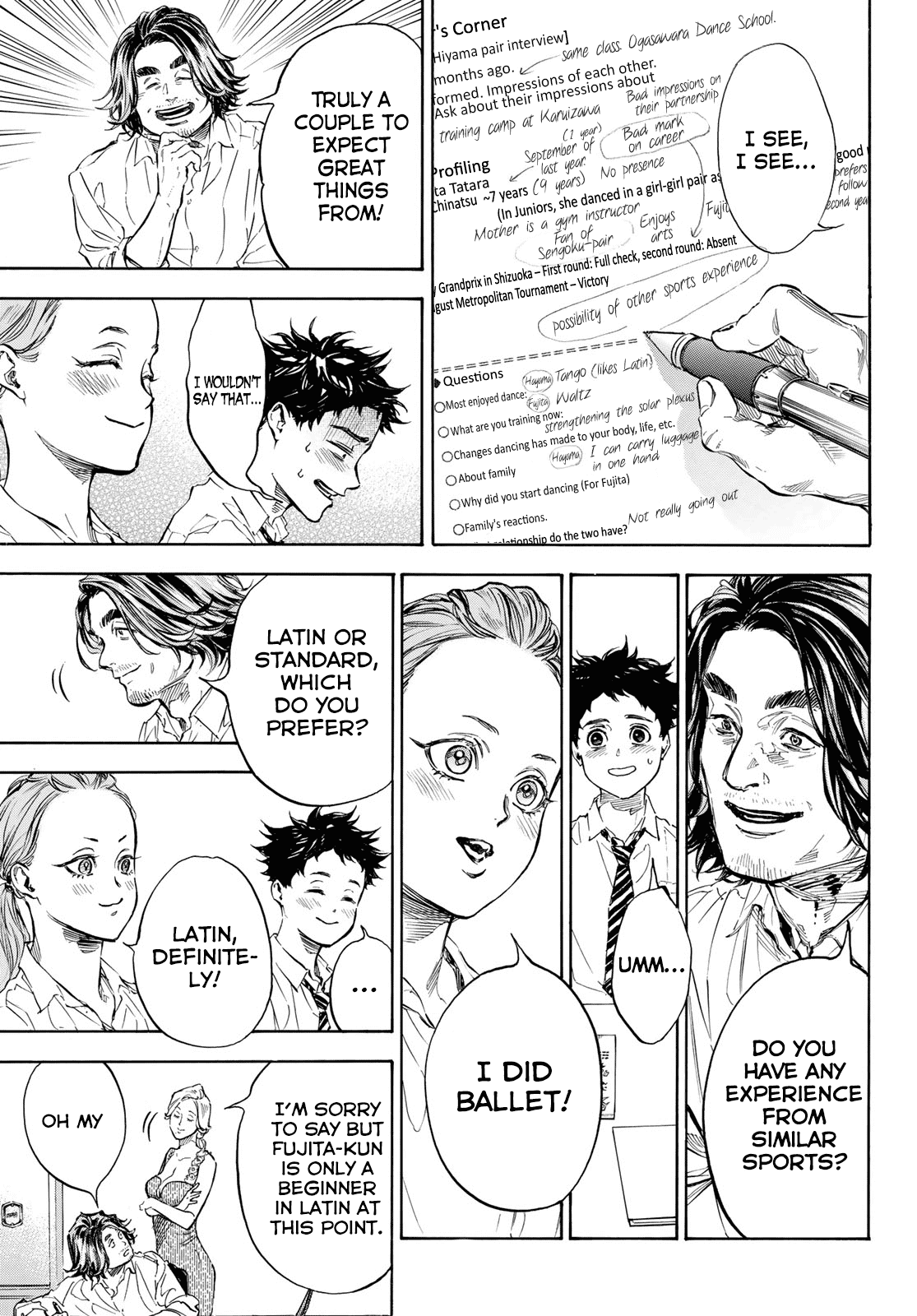 Ballroom e Youkoso Chapter 56 page 17 - Chapter 56: The Gazing One