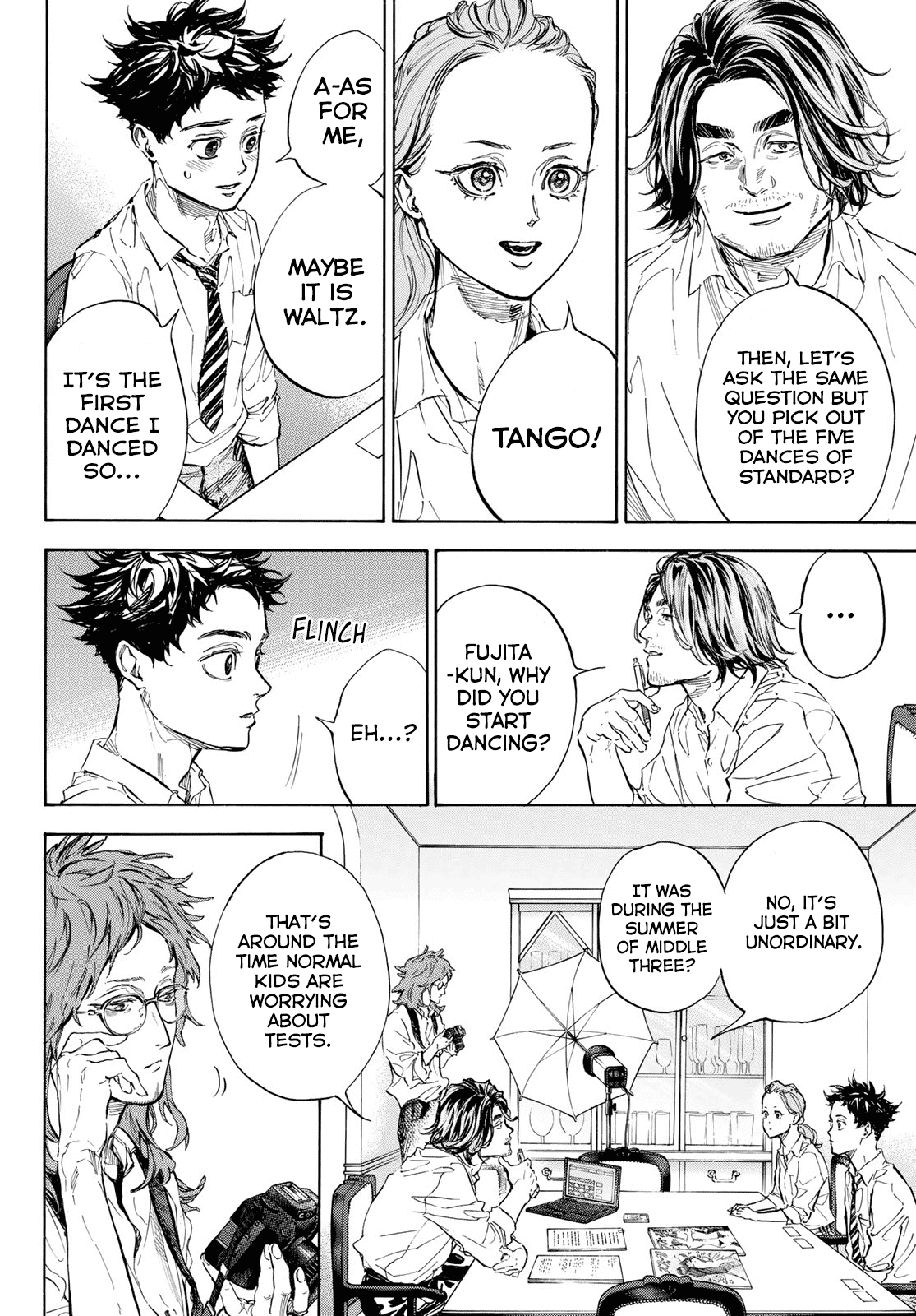 Ballroom e Youkoso Chapter 56 page 18 - Chapter 56: The Gazing One