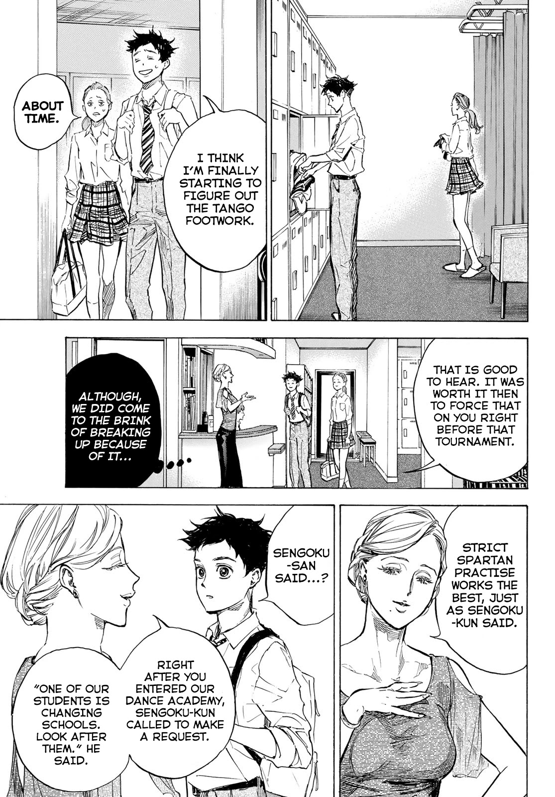 Ballroom e Youkoso Chapter 57 page 11 - Chapter 57: White Tear