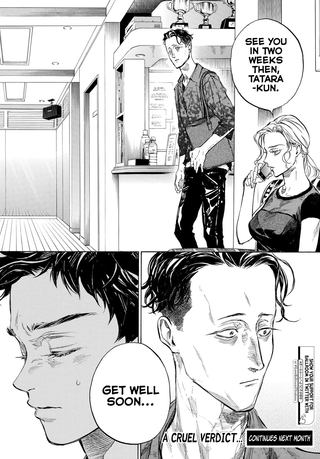 Ballroom e Youkoso Chapter 57 page 27 - Chapter 57: White Tear
