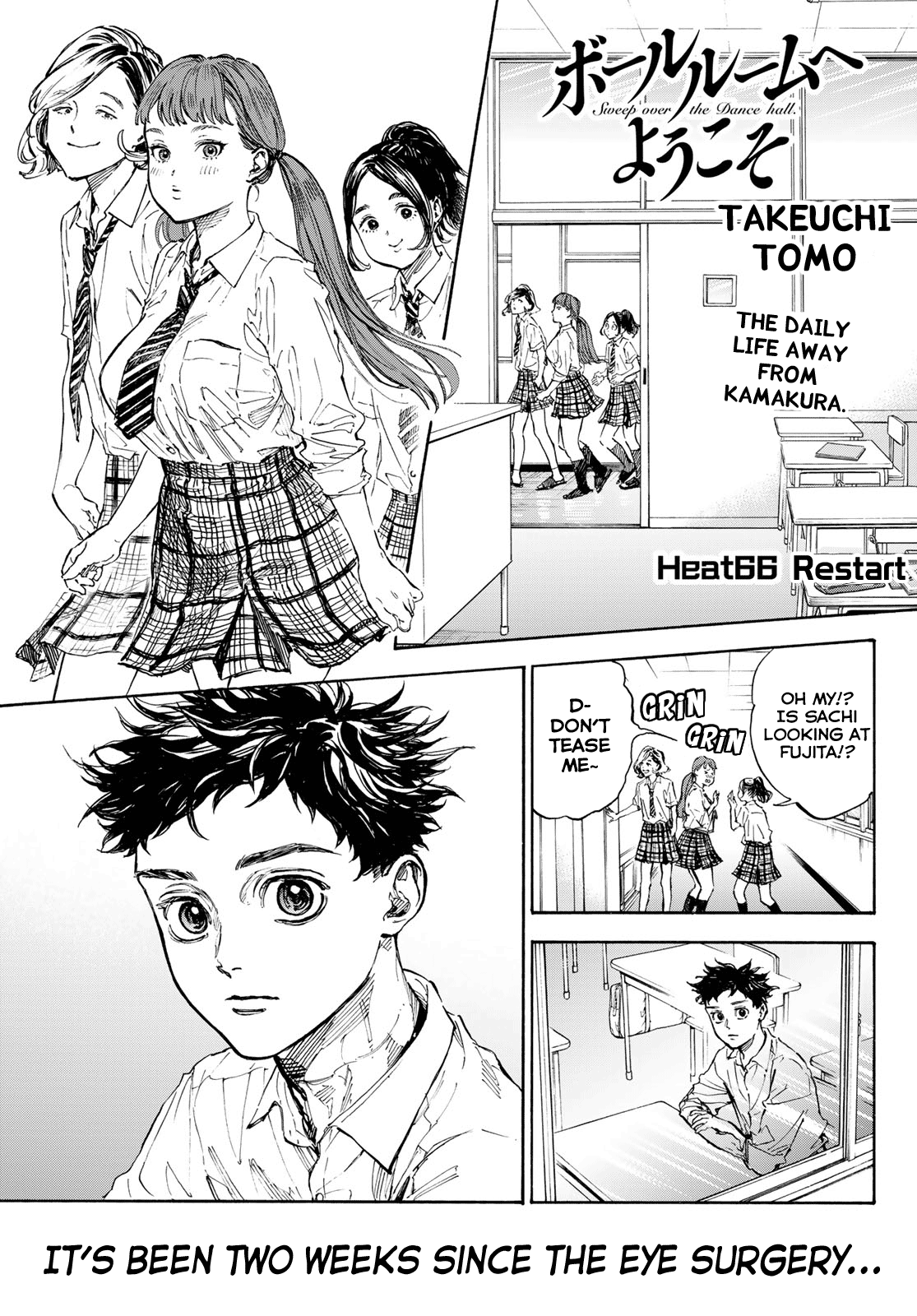 Ballroom e Youkoso Chapter 66 page 1 - Chapter 66: Restart