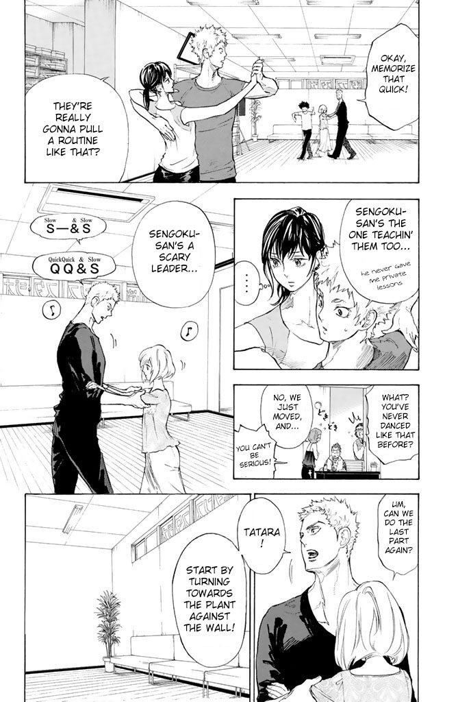 Ballroom e Youkoso Chapter 7 page 15 - Chapter 7: Tatara on Stage