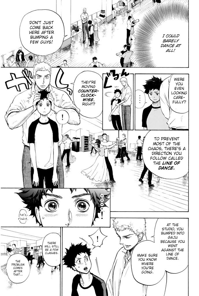 Ballroom e Youkoso Chapter 7 page 21 - Chapter 7: Tatara on Stage