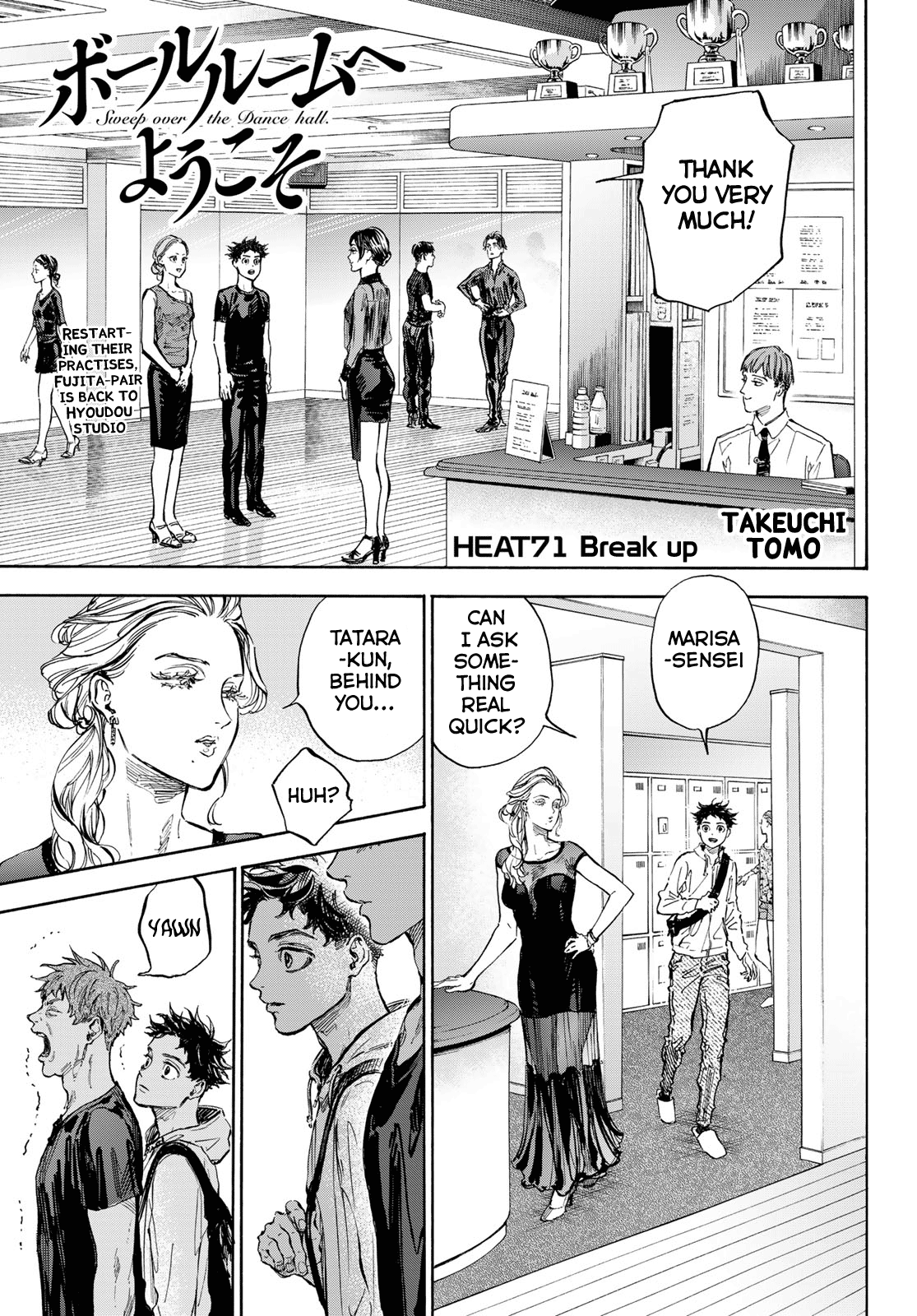 Ballroom e Youkoso Chapter 71 page 1 - Chapter 71: Break Up