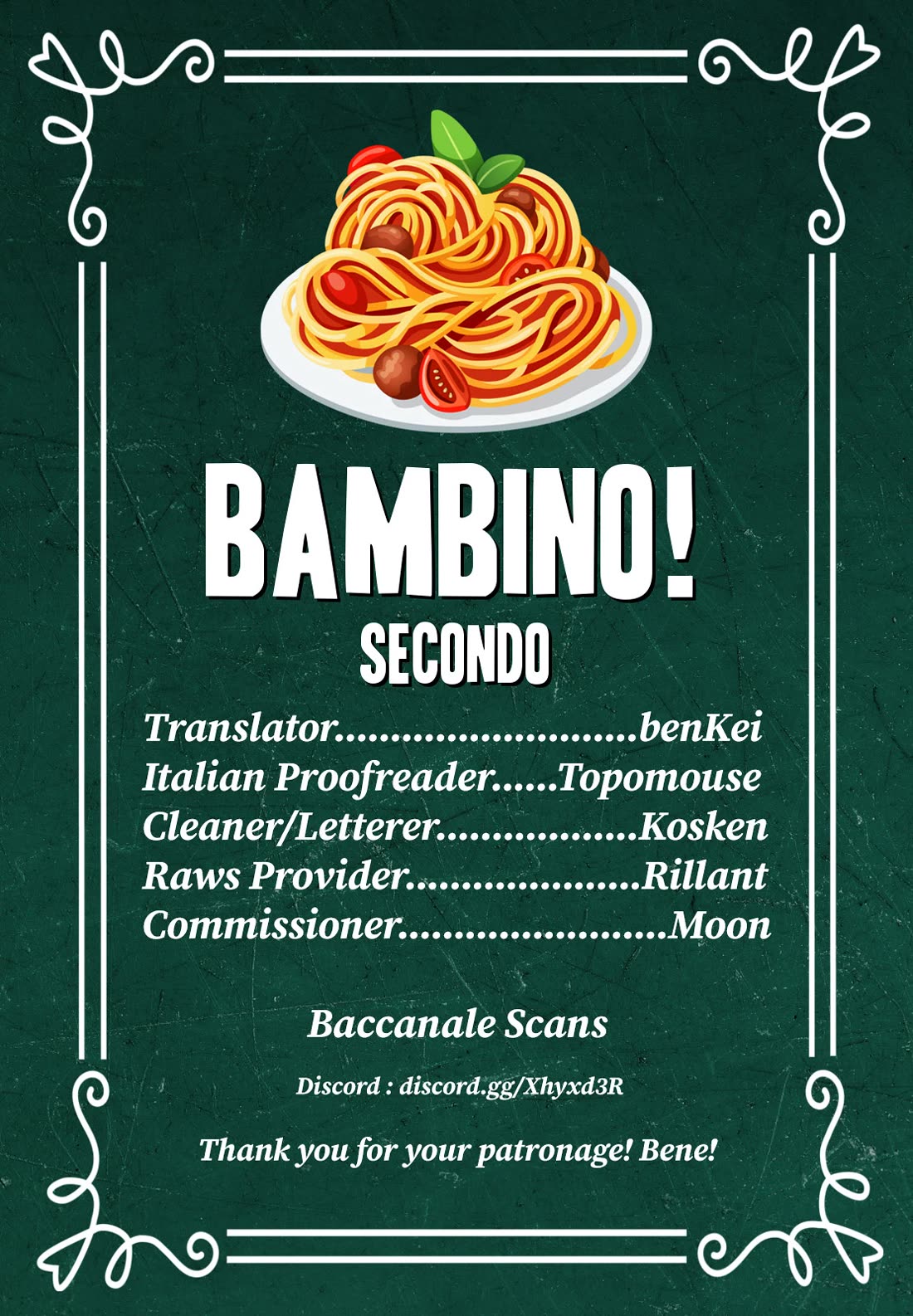 Bambino! Secondo Chapter 113 page 1 - Chapter 113: Scheme 1