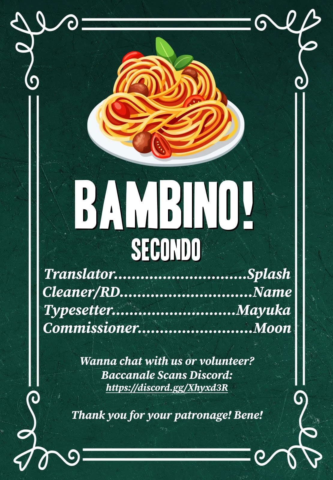 Bambino! Secondo Chapter 42 page 1 - Chapter 42: The Burnt Man (Part 2)