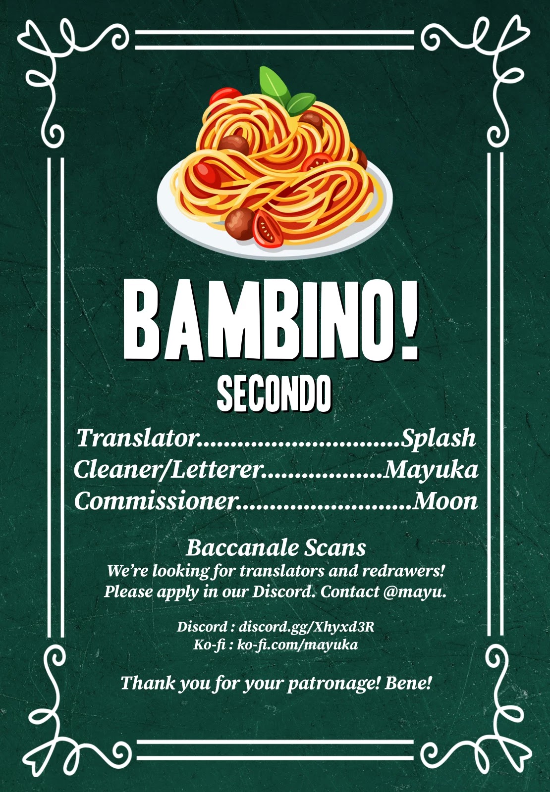 Bambino! Secondo Chapter 51 page 1 - Chapter 51: An Abandoned Cat