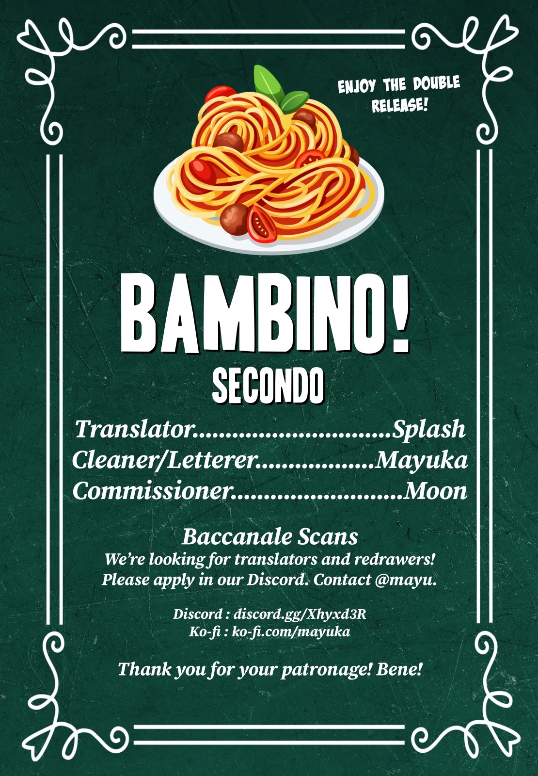 Bambino! Secondo Chapter 56 page 1 - Chapter 56: Place of Dreams (Part 2)