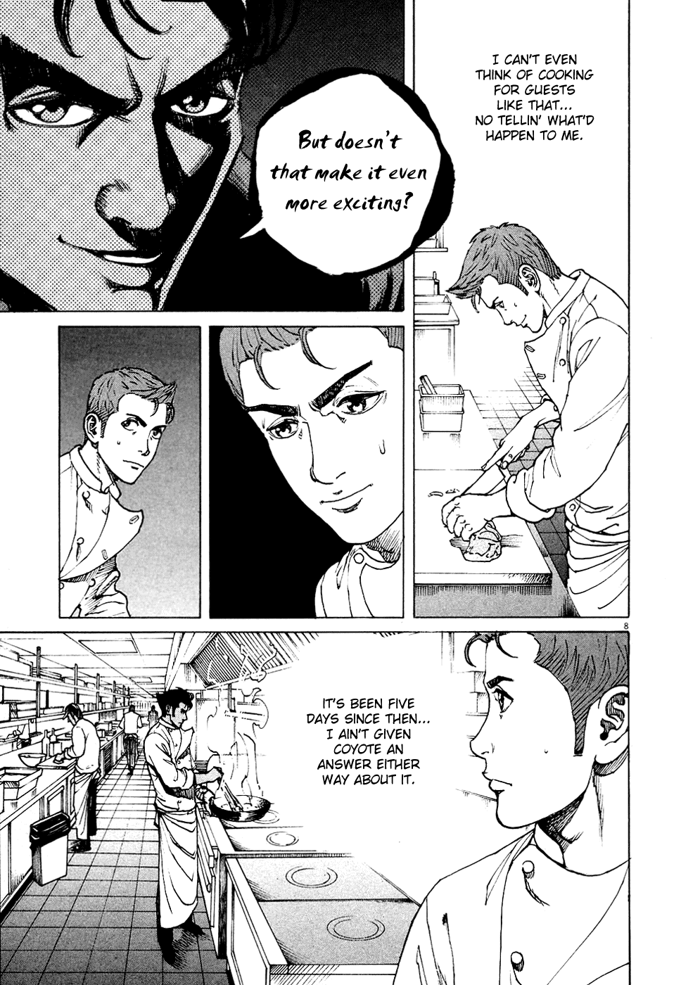 Bambino! Chapter 124.2 page 8 - Chapter 124 v2 : Cacciatore (2) (Huntsman)