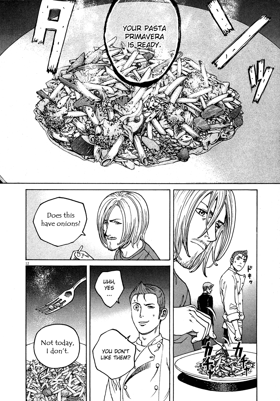 Bambino! Chapter 126.2 page 12 - Chapter 126 v2 : Carne Tutta Nervi (2) (Nerve-filled Meat)