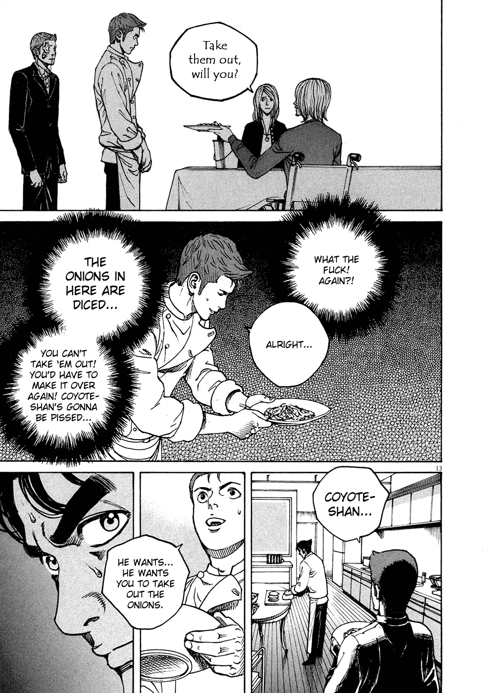 Bambino! Chapter 126.2 page 13 - Chapter 126 v2 : Carne Tutta Nervi (2) (Nerve-filled Meat)