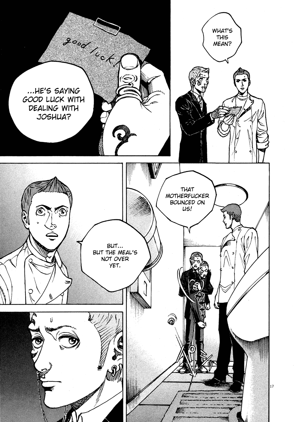 Bambino! Chapter 126.2 page 17 - Chapter 126 v2 : Carne Tutta Nervi (2) (Nerve-filled Meat)