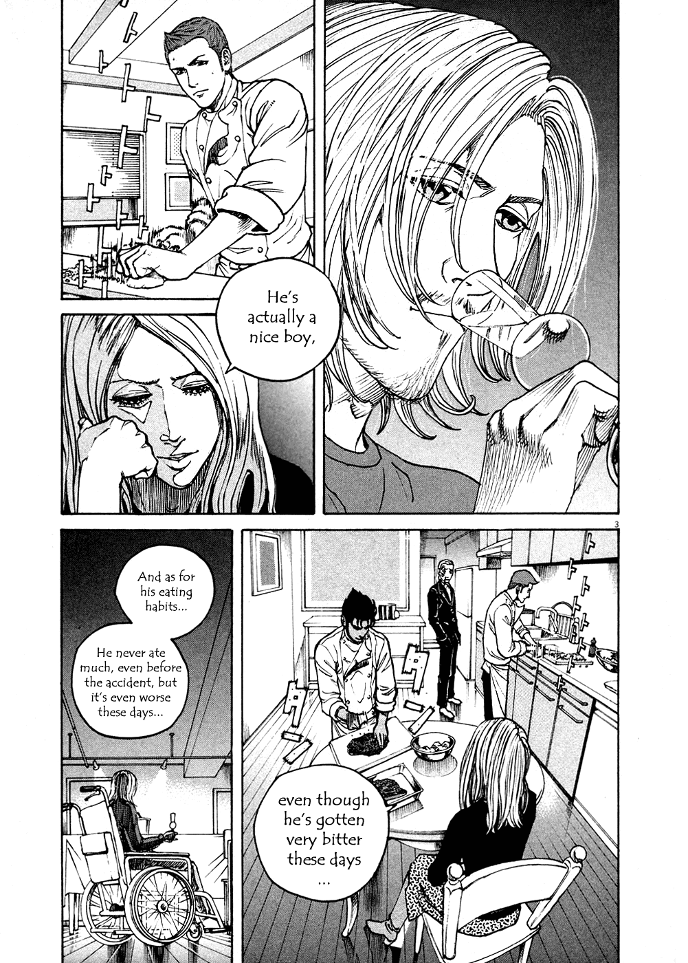 Bambino! Chapter 126.2 page 3 - Chapter 126 v2 : Carne Tutta Nervi (2) (Nerve-filled Meat)