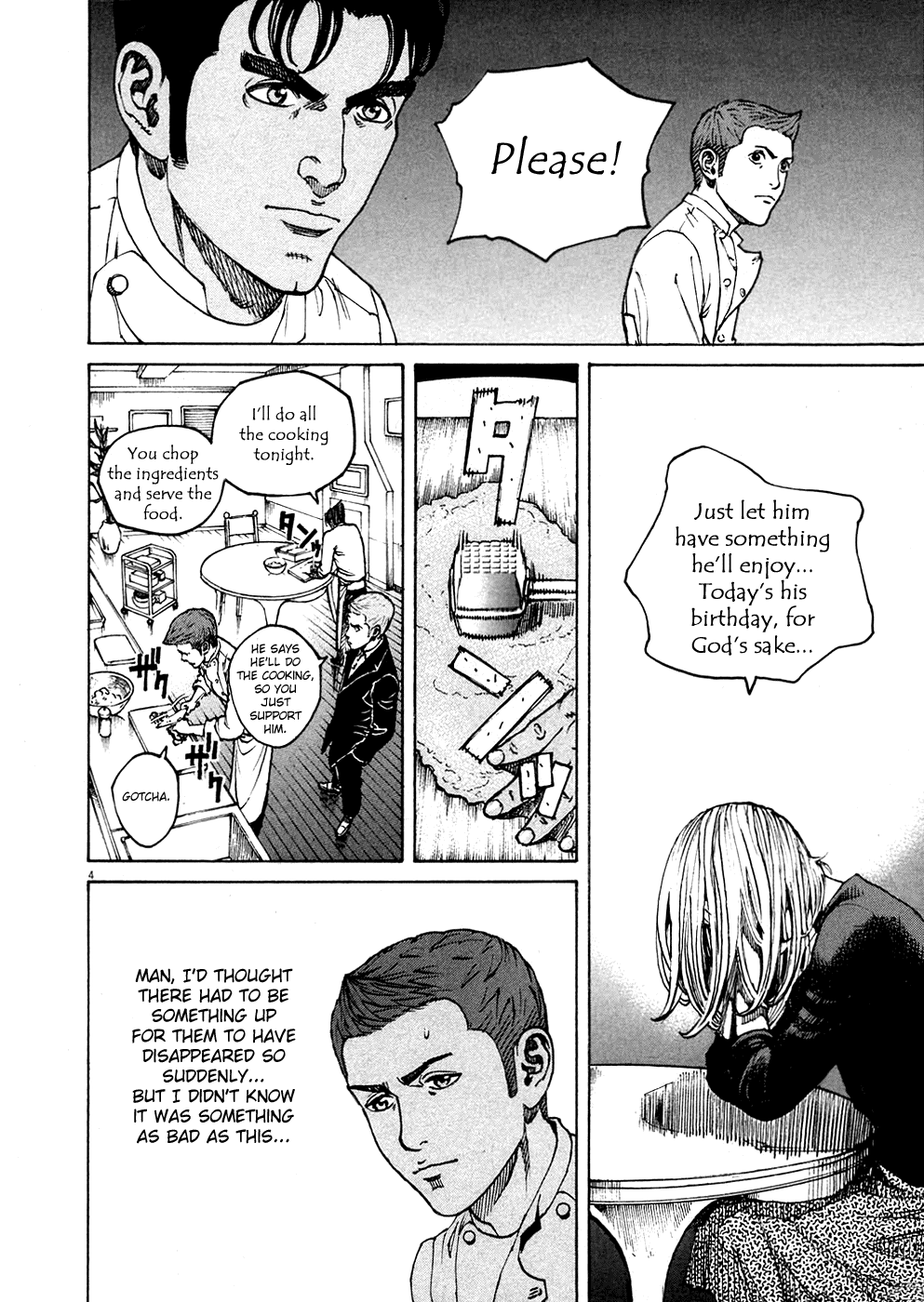 Bambino! Chapter 126.2 page 4 - Chapter 126 v2 : Carne Tutta Nervi (2) (Nerve-filled Meat)