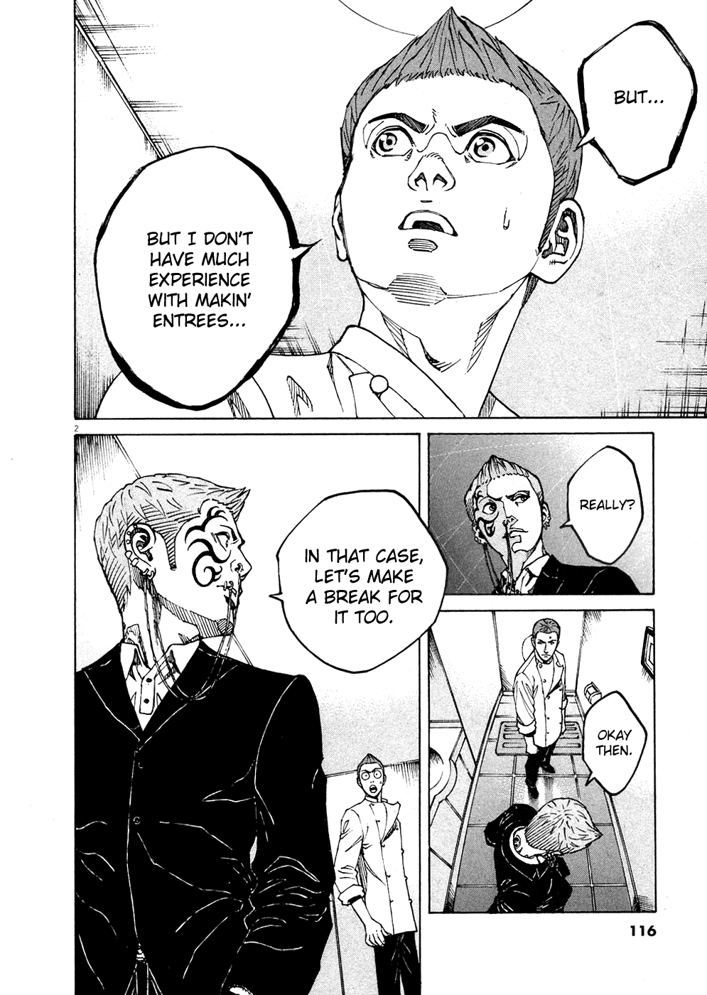 Bambino! Chapter 127.2 page 2 - Chapter 127 v2 : Carne Tutta Nervi (3) (Nerve-filled Meat)