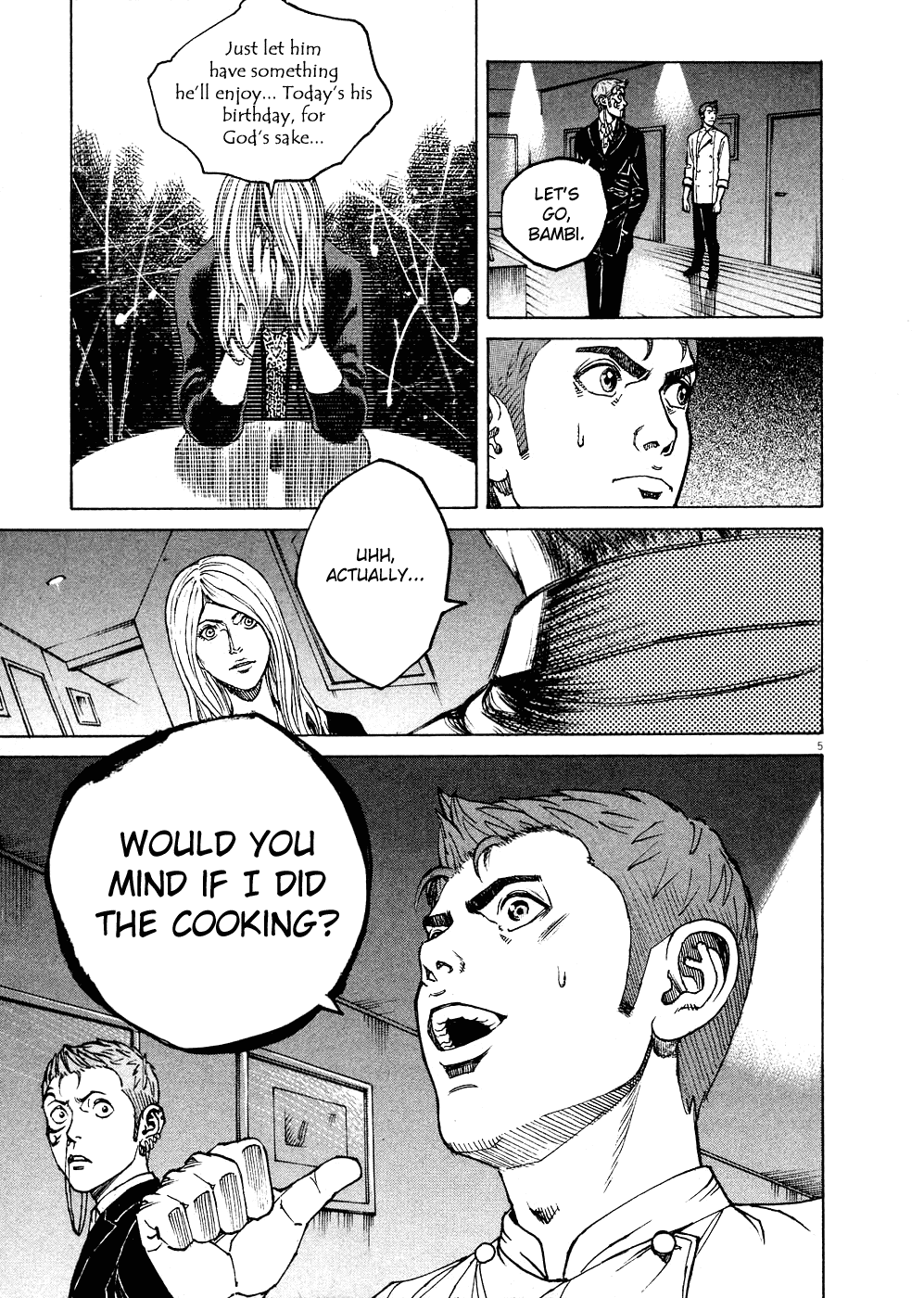 Bambino! Chapter 127.2 page 5 - Chapter 127 v2 : Carne Tutta Nervi (3) (Nerve-filled Meat)
