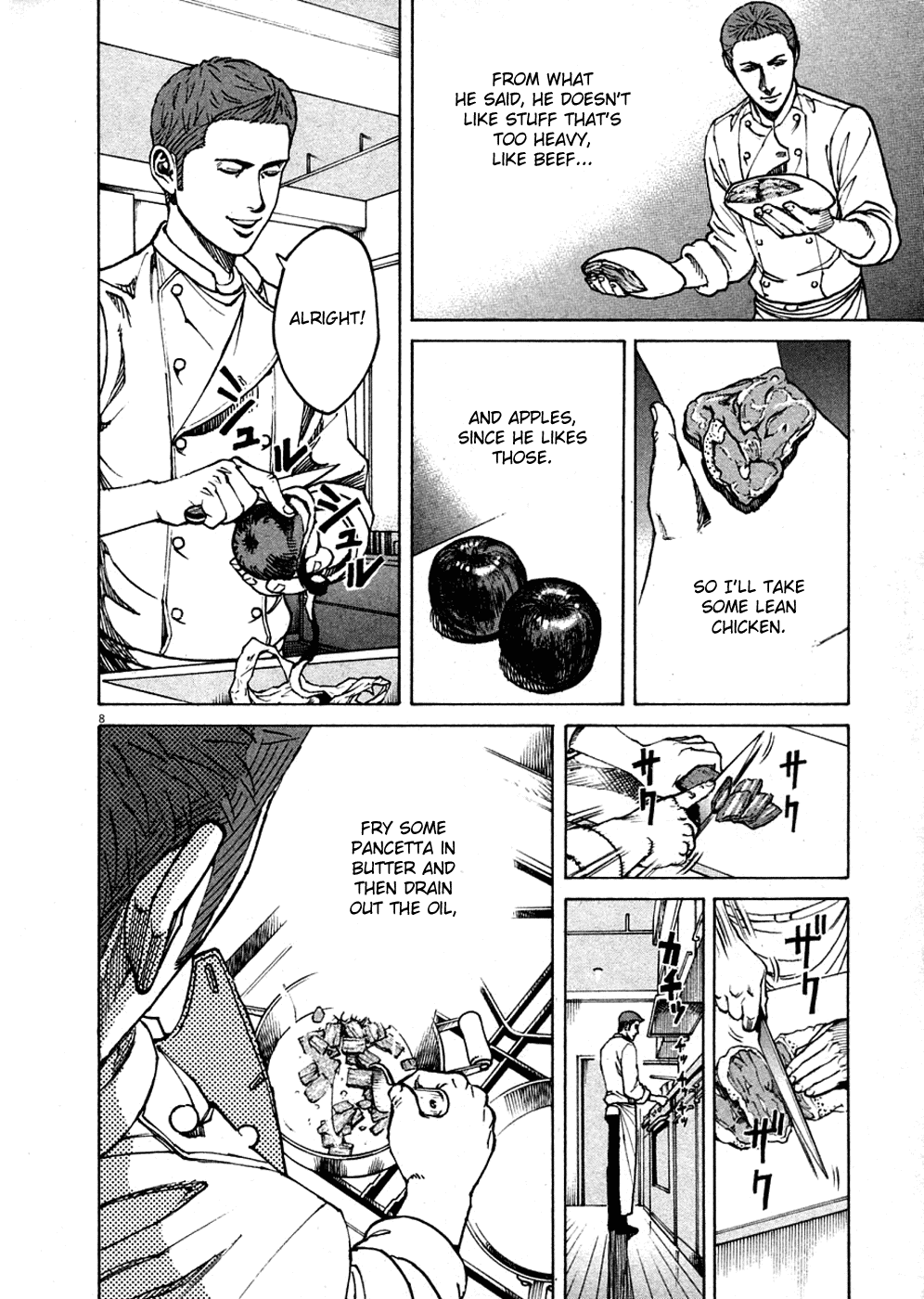 Bambino! Chapter 127.2 page 8 - Chapter 127 v2 : Carne Tutta Nervi (3) (Nerve-filled Meat)