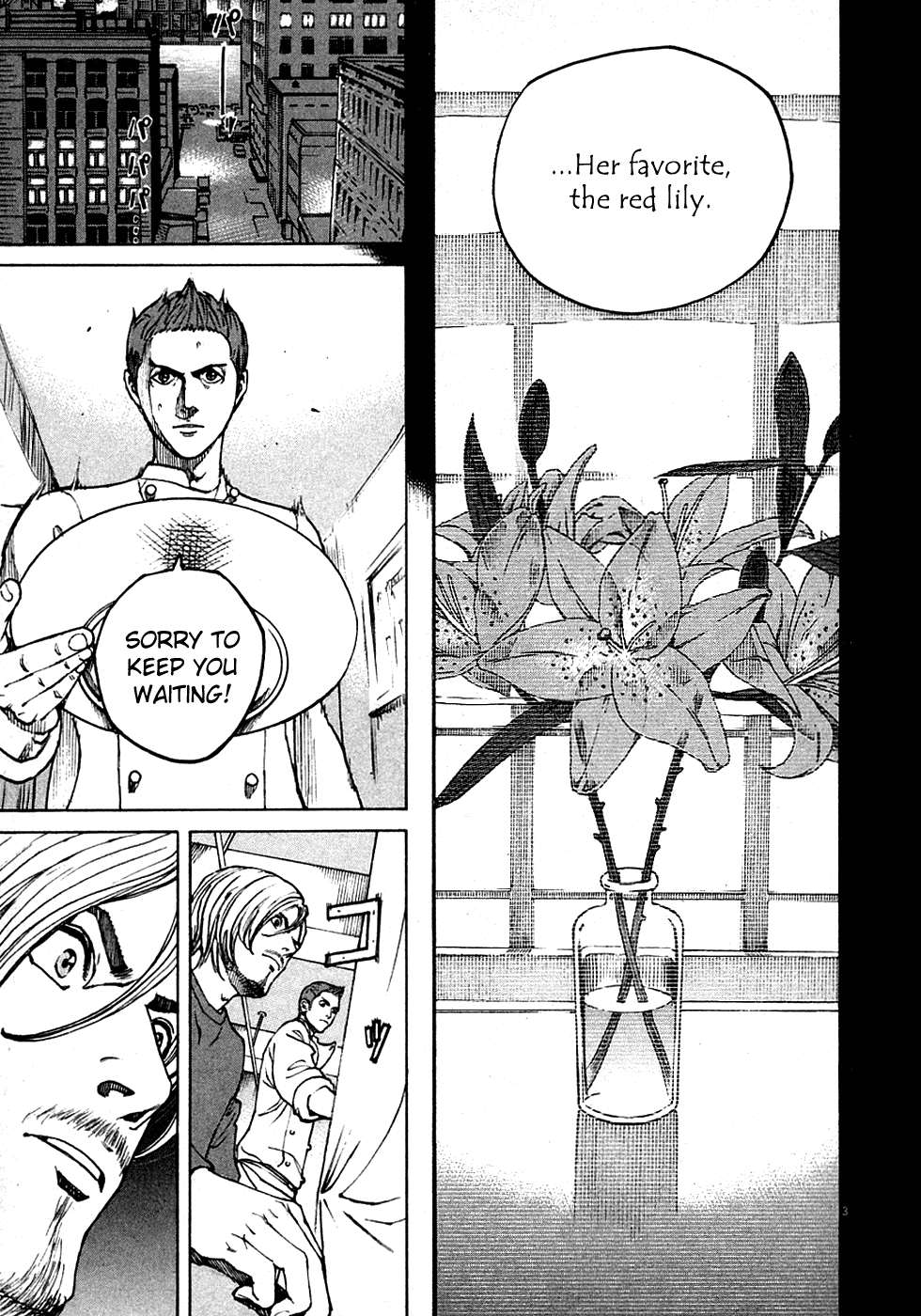 Bambino! Chapter 128.2 page 3 - Chapter 128 v2 : Carne Tutta Nervi (4) (Nerve-filled Meat)